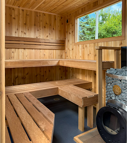 Sauna interior